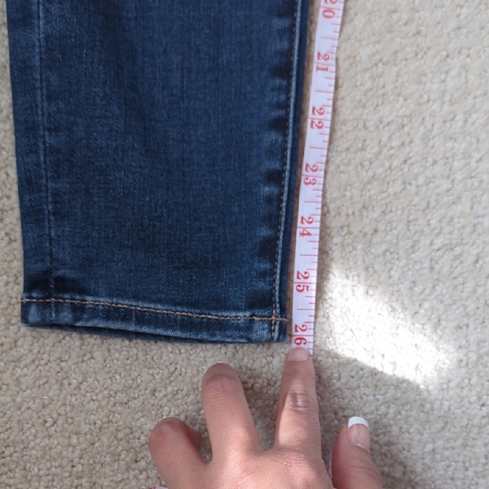 American Eagle Outfitters Dark Blue Skinny Jeans - Picture 6 of 9
